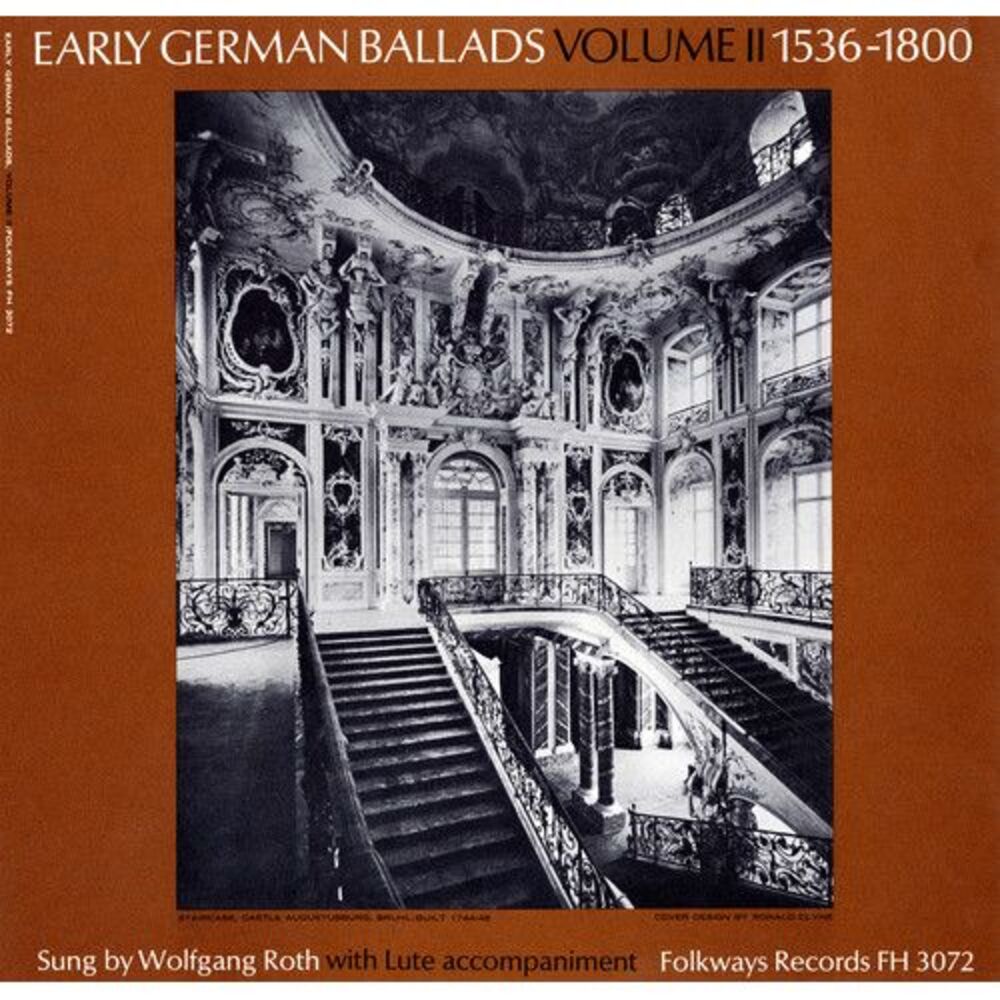 Wolfgang Roth - Early German Ballads 2: 1536-1800  CD